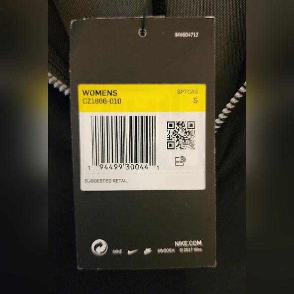 NWT Nike Sportswear Icon Clash Mesh Net Sheer See-through Bodysuit Black Small - Picture 14 of 16